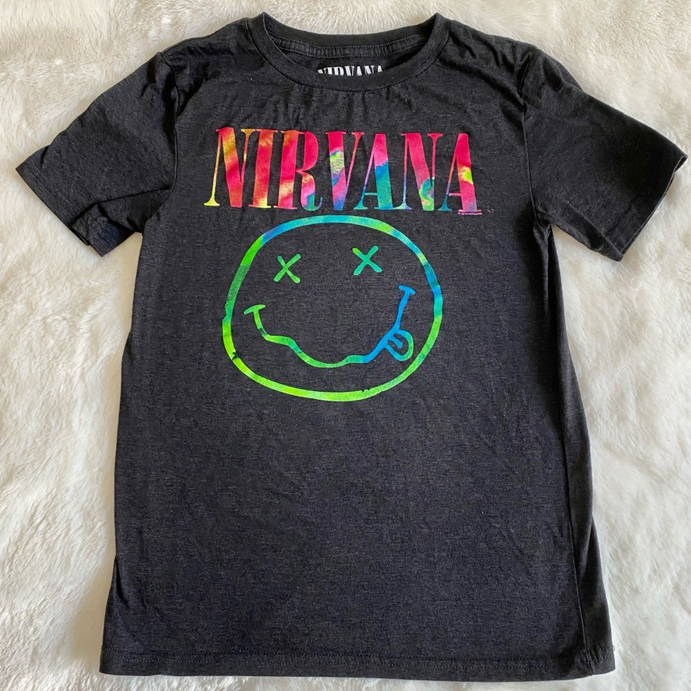 SOLD Nirvana tie dye T-shirt - Picture 1 of 3